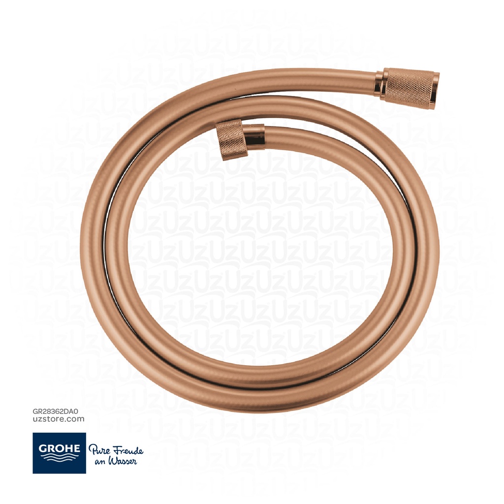 GROHE Silverflex Shower hose TwistStop 1250 , 28362DA0 , warm sunset ...