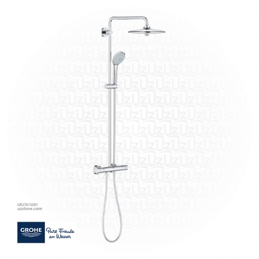 [GR27615001] GROHE Euphoria System 260 Shower system with Safety Mixer for wall mounting , 27615001 , chrome