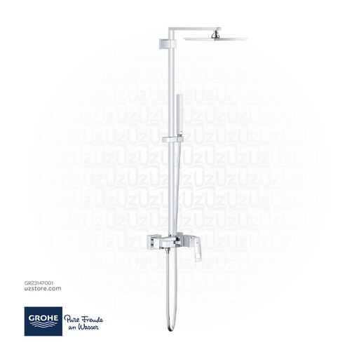 [GR23147001] GROHE Euphoria Cube System 230 Shower system with single lever mixer for wall mounting , 23147001 , chrome