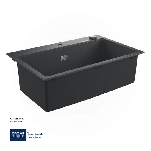 [GR31652AP0] GROHE K700 Composite sink , 31652AP0 , granite black