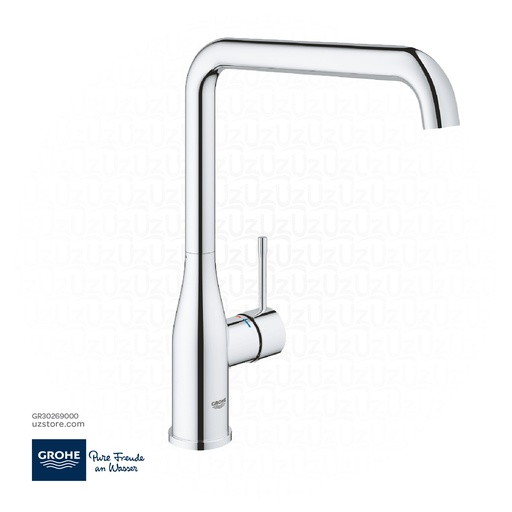 [GR30269000] جروهي ايسنس الجديد  خلاط مغسلة مطبخ بمقبض فردي 1/2" L-spout 30269000