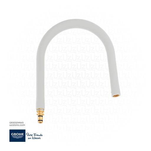[GR30321MW0] GROHE GROHFlexx kitchen hose spout , 30321MW0 , chrome/sheer marble