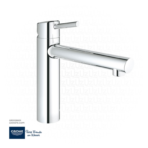 [GR31128001] GROHE Concetto Single-lever sink mixer 1/2" , 31128001 , chrome