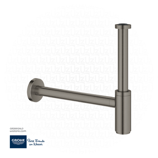 [GR28912AL0] GROHE Trap 1 1/4" , 28912AL0 , brushed hard graphite
