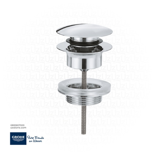 [GR65807000] GROHE Waste set with push-open plug , 65807000 , chrome