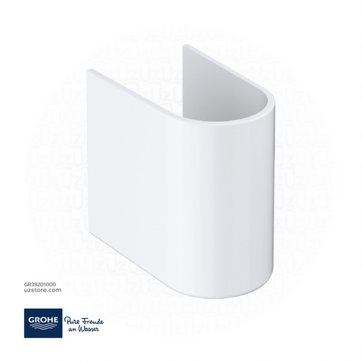 [GR39201000] GROHE Euro Ceramic Semi pedestal for wash basin , 39201000 , alpine white