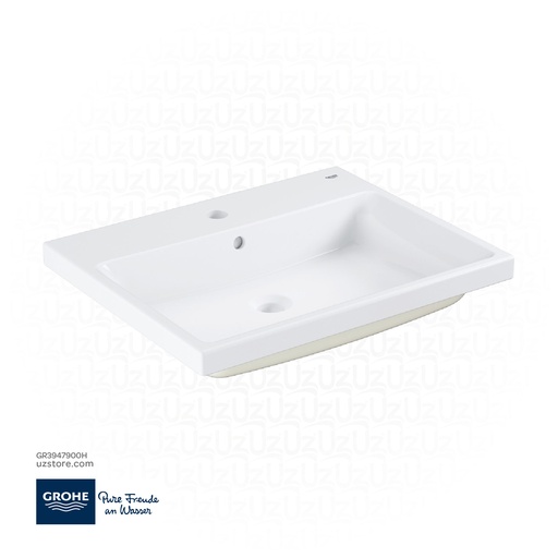 [GR3947900H] GROHE Cube Ceramic Counter basin 60 , 3947900H , alpine white