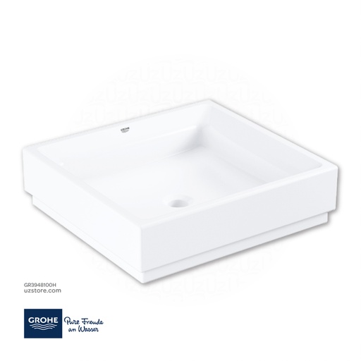 [GR3948100H] GROHE Cube Ceramic Vessel basin 50 , 3948100H , alpine white
