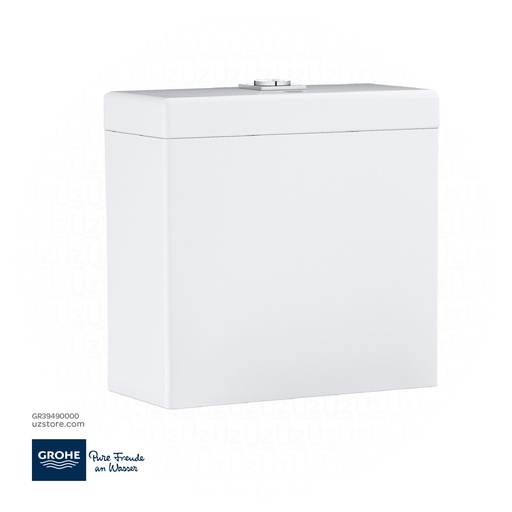 [GR39490000] GROHE Cube Ceramic Exposed flushing cistern for close coupled combination , 39490000 , alpine white