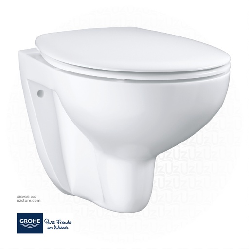 [GR39351000] GROHE Bau Ceramic Wall hung WC set , 39351000 , alpine white