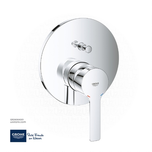 [GR24064001] GROHE Lineare Single-lever mixer with 2-way diverter , 24064001 , chrome