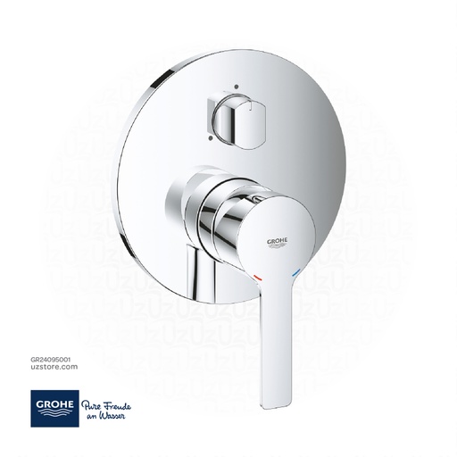 [GR24095001] GROHE Lineare Single-lever mixer with 3-way diverter , 24095001 , chrome