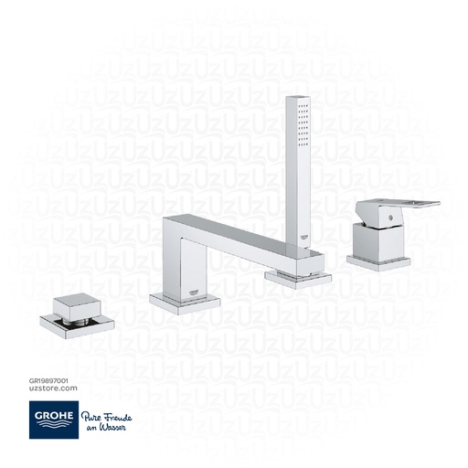 [GR19897001] GROHE Eurocube 4-hole bath combination , 19897001 , chrome