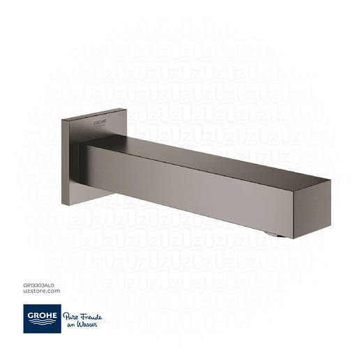 [GR13303AL0] GROHE Eurocube Bath spout , 13303AL0 , brushed hard graphite