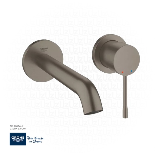 [GR19408AL1] GROHE Essence 2-hole basin mixer
M-Size , 19408AL1 , brushed hard graphite