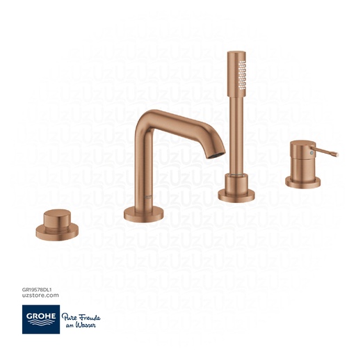 [GR19578DL1] GROHE Essence 4-hole bath combination , 19578DL1 , brushed warm sunset
