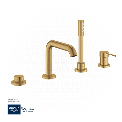 [GR19578GN1] GROHE Essence 4-hole bath combination , 19578GN1 , brushed cool sunrise