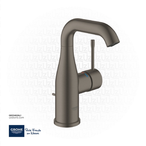 [GR23462AL1] GROHE Essence Single-lever basin mixer 1/2"
M-Size , 23462AL1 , brushed hard graphite