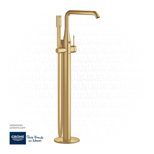 [GR23491GN1] GROHE Essence Single-lever bath mixer 1/2" , floor mounted , 23491GN1 , brushed cool sunrise
