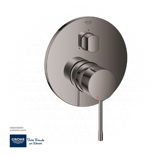 [GR24092A01] GROHE Essence Single-lever mixer with 3-way diverter , 24092A01 , hard graphite