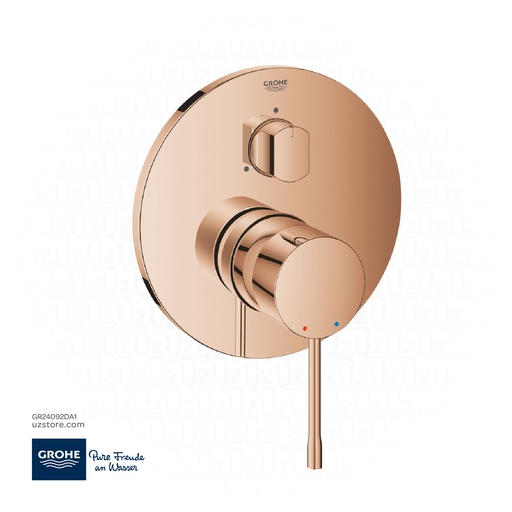 [GR24092DA1] GROHE Essence Single-lever mixer with 3-way diverter , 24092DA1 , warm sunset