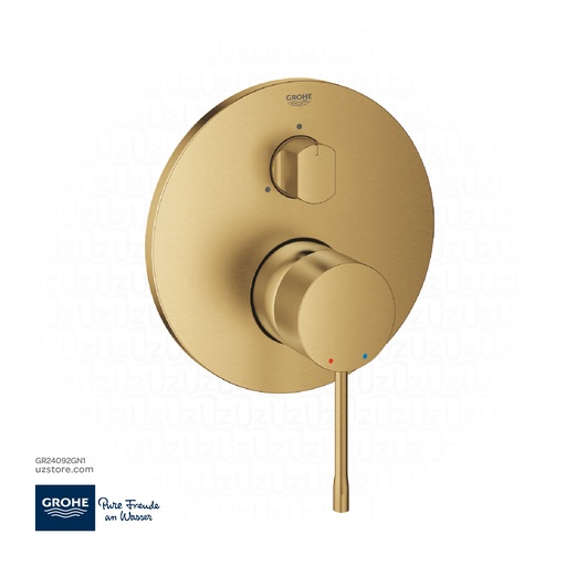 [GR24092GN1] GROHE Essence Single-lever mixer with 3-way diverter , 24092GN1 , brushed cool sunrise