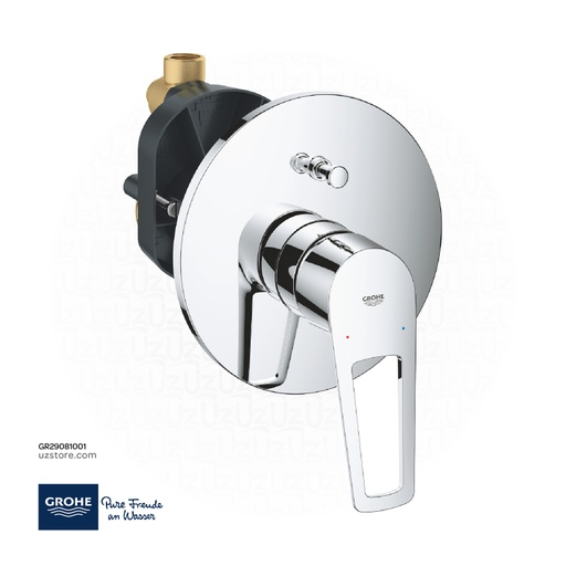 [GR29081001] GROHE BauLoop Single-lever bath mixer 1/2" , 29081001 , chrome