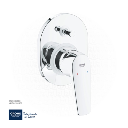 [GR29045000] GROHE BauFlow Single-lever bath mixer , 29045000 , chrome