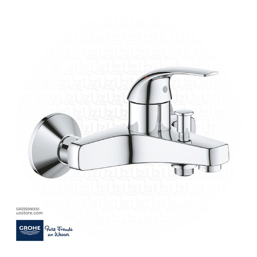 [GR23599000] GROHE BauCurve Single-lever bath mixer 1/2" , 23599000 , chrome