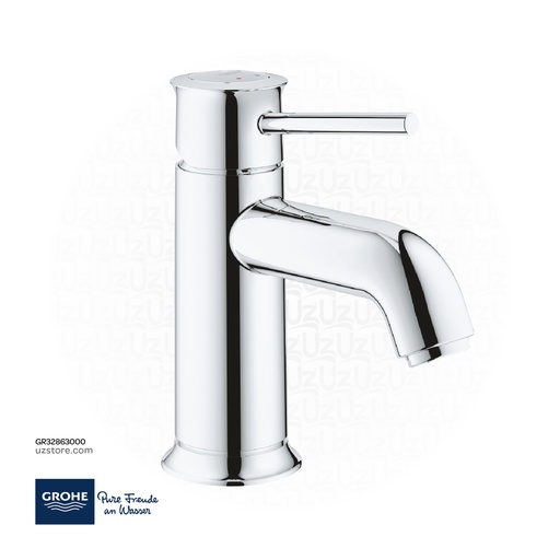 [GR32863000] GROHE BauClassic Single-lever basin mixer 1/2" , 32863000 , chrome