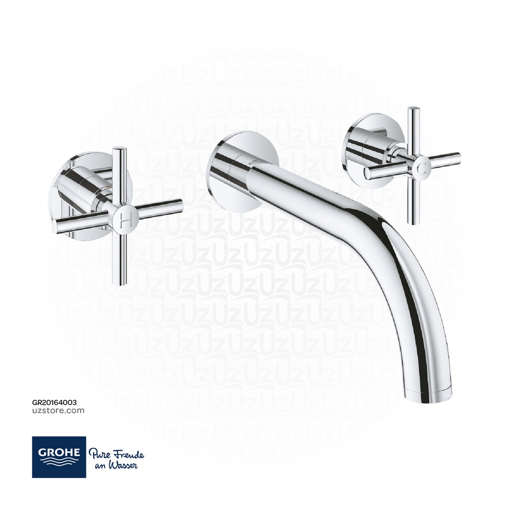 GROHE Atrio 3-hole wash-basin mixer , 20164003 , chrome | UZ Store