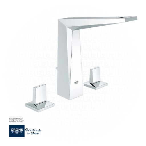 [GR20344000] GROHE Allure Brilliant 2hdl basin 3-h high sp. 20344000