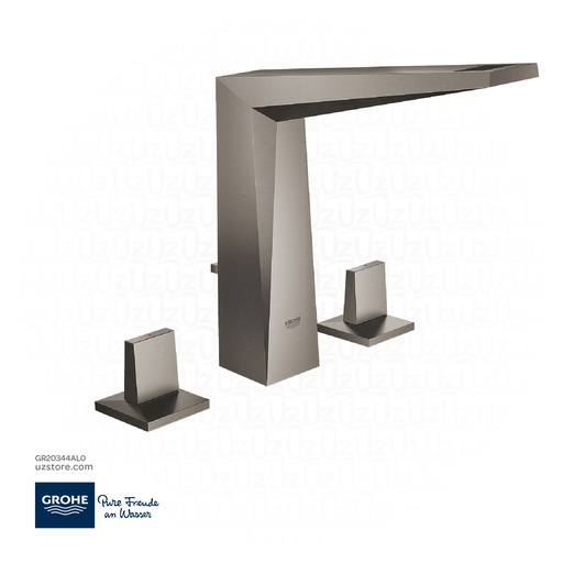 [GR20344AL0] GROHE Allure Brilliant 3-hole basin mixer 1/2"
M-Size , 20344AL0 , brushed hard graphite