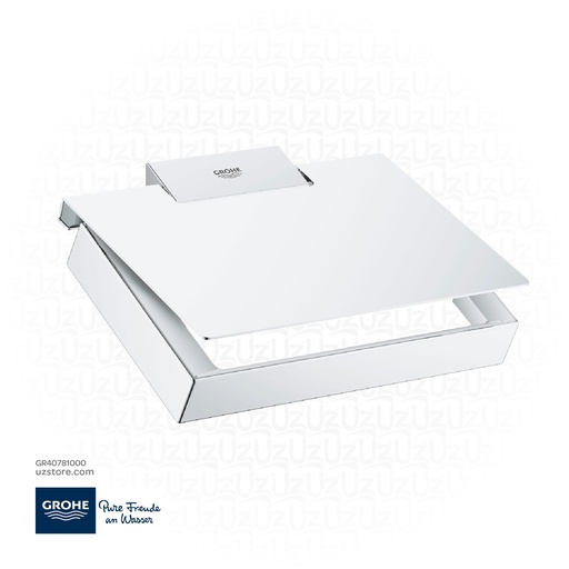 [GR40781000] GROHE Selection Cube Paper Holder w/cover 40781000