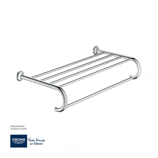 [GR40660001] GROHE Essentials Authentic Multi-towel rack , 40660001 , chrome