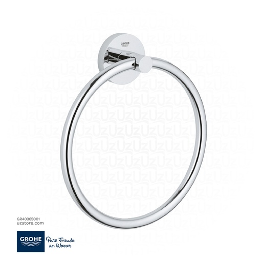 [GR40365001] GROHE Essentials Towel ring , 40365001 , chrome