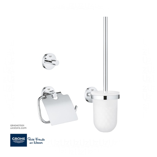 [GR40407001] GROHE Essentials City restroom accessories set 3-in-1 , 40407001 , chrome