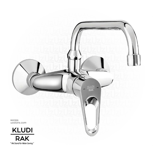 [MX1356] KLUDI RAK Polo Wall-Mounted Sink Mixer with Swivel Spout,
RAK30029-03