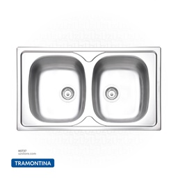 [KST37] Tramontina Stainless Steel Sink 86*50 2B No Hole Perf 93808602