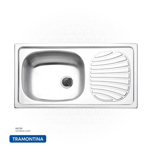 [KST39] Tramontina Stainless Steel Sink PP78*43 1B No Hole 93840601