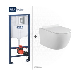 [GUS1808] Concealed WC Bundle 808 (GROHE Rapid SL + WC Wall Hung)