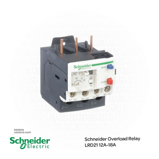 [DSCR21A] Schneider Overload Relay LRD21 12A-18A