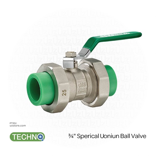 [PT35U] ¾" Sperical Uoniun Ball Valve ( Techno )