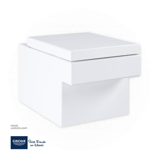 [WG123] GROHE Cube Ceramic WC wall hung riml hor.outl 3924500H/39488000