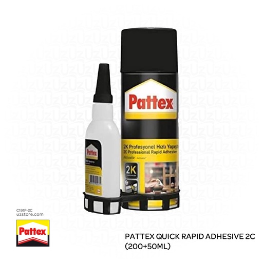 [C191P-2C] Pattex Quick Rapid Adhesive 2C (200+50ml)