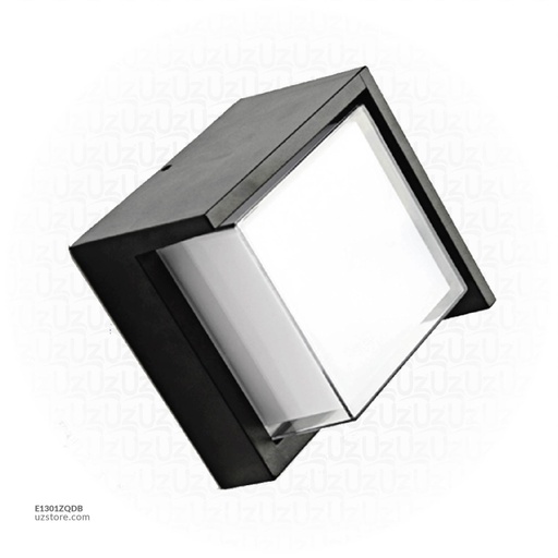 [E1301ZQDB] LED Outdoor Wall LIGHT W229-10W WH Black