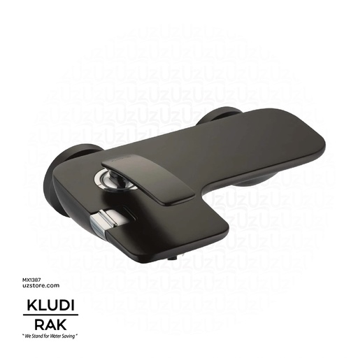 [MX1387] KLUDI RAK Balance single lever bath- and shower mixer DN 15 (Black MAtt/chrome)RAK524458775