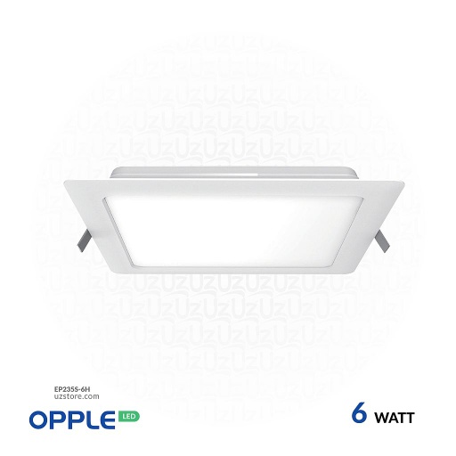 [EP235-6W] OPPLE LED Down Light Ecomax ESIII
 Square Slim 6W , 3000K Warm White 