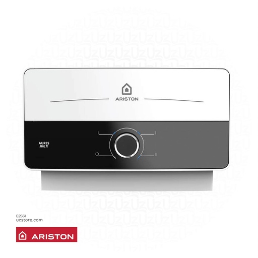 [E256I] ARISTON Electric Instantaneous Water Heater, AURES MULTI, SM2 EU ,  7.7 KW , 220-240V, 3195237
