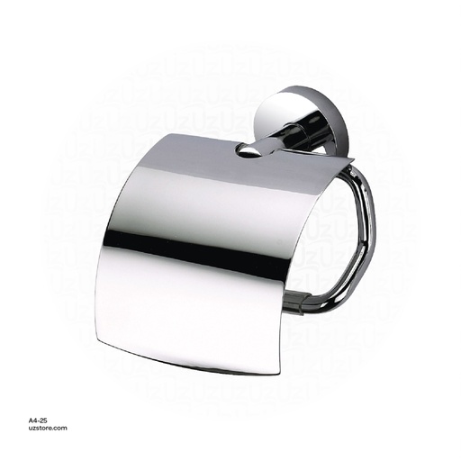 [A4-25] Chromed Paper holder Brass & stainless steel JM70